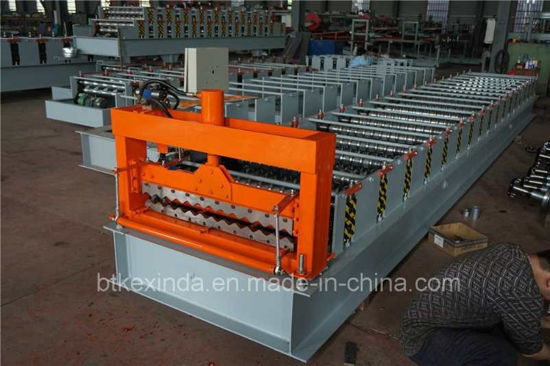 Kxd 800 Corrugated Metal Roofing Sheet Profile Roll Forming Machine