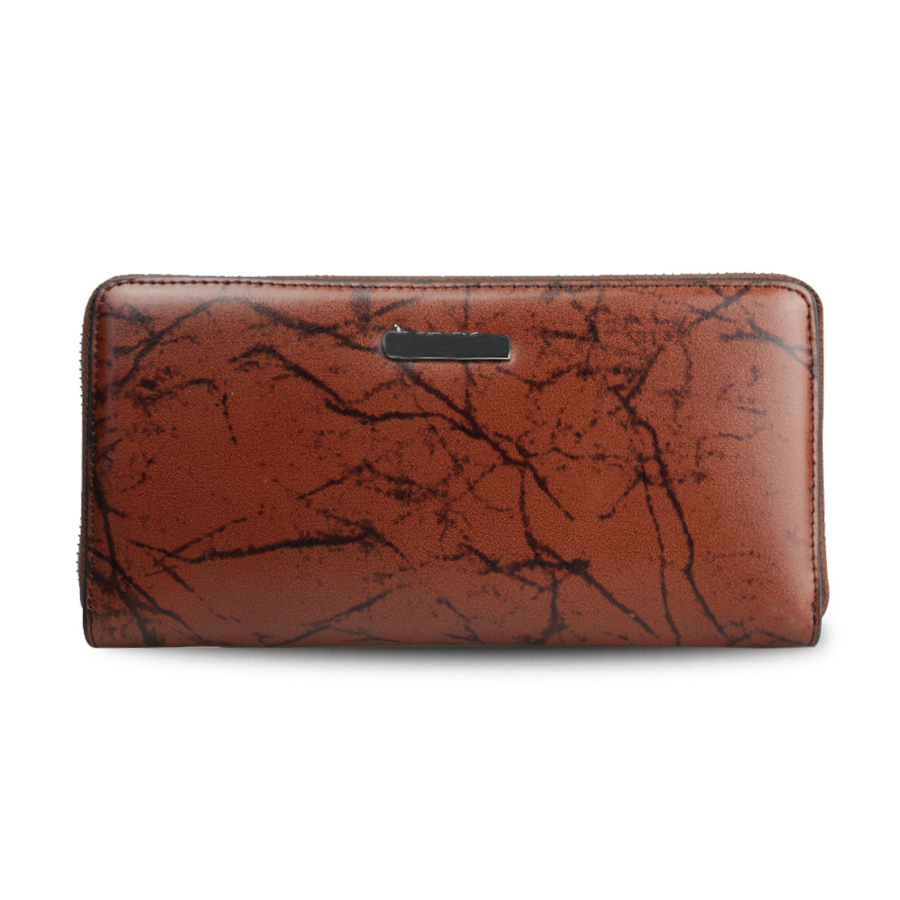 Genuine Leather Purse Custom PU Travel Phone Wallet