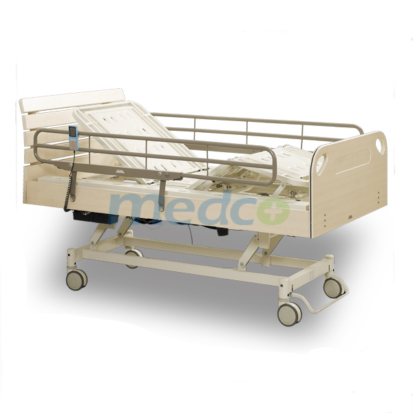 New Design for Hospital Five Functions Electric Wooden Home Care Bed