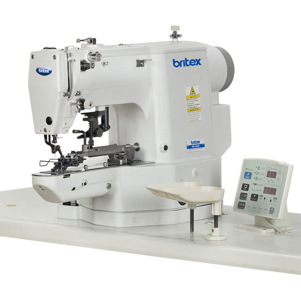 Br-438g Direct Drive Lockstitch Electronic Button Machine