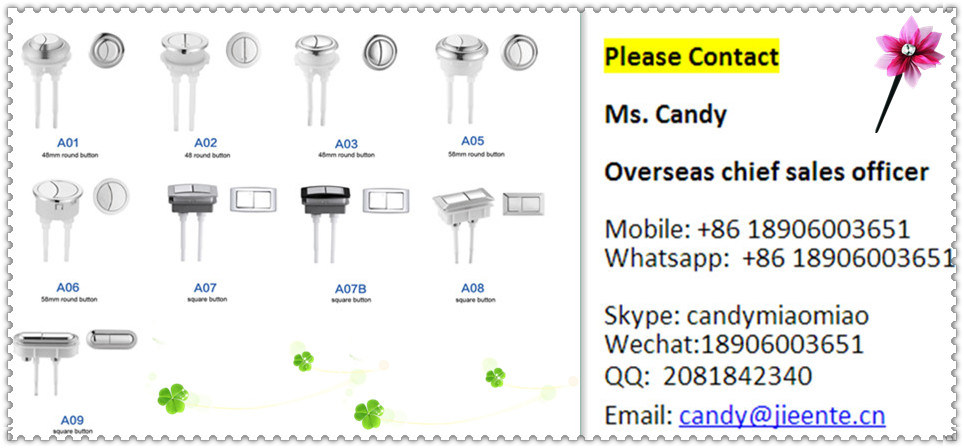 Plastic Button with High Quality Chromed