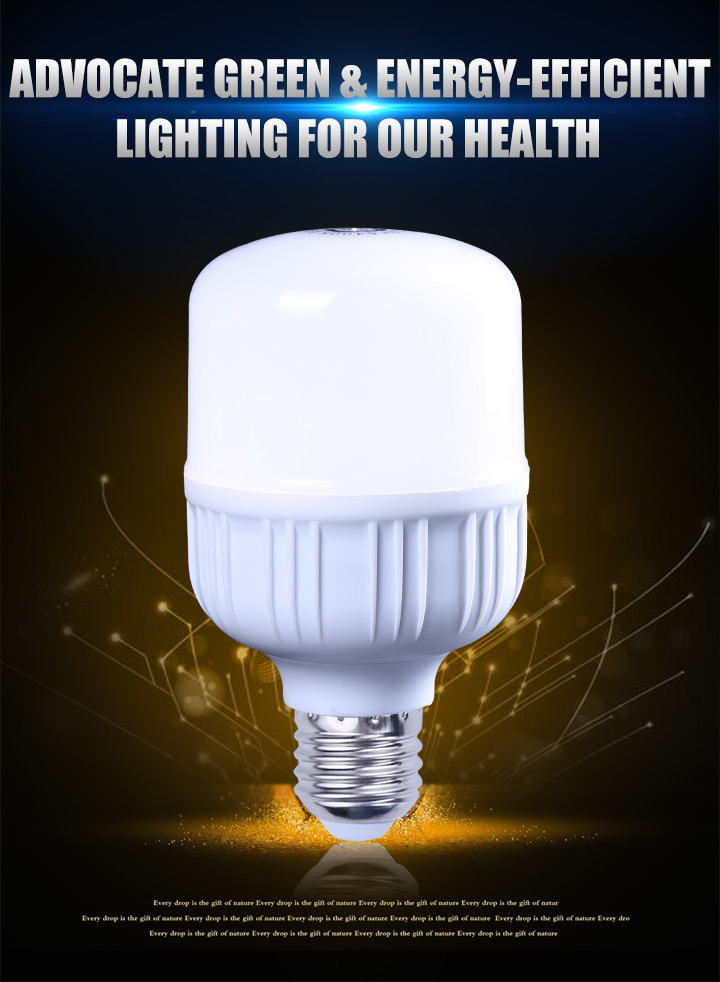 Competitive Powerful LED T-Shape Lighting Bulbs T60 T80 T100 T120 T140 E27 6500K Aluminum PBT 85-265V