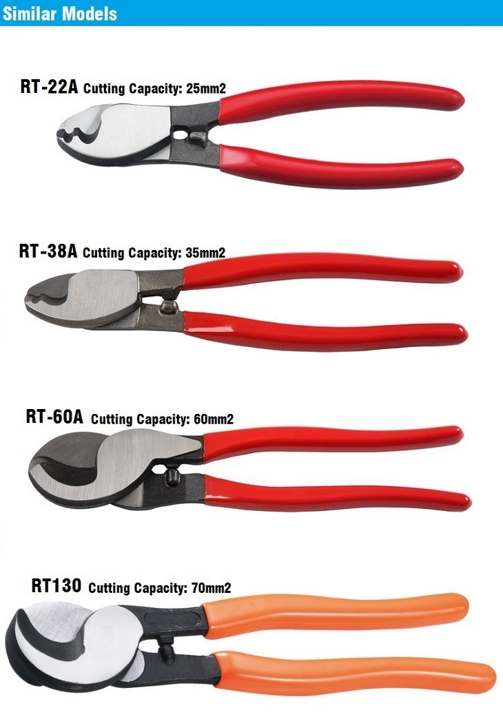 Cable Cutting Plier Hand Tool Wire Cutter Rt130