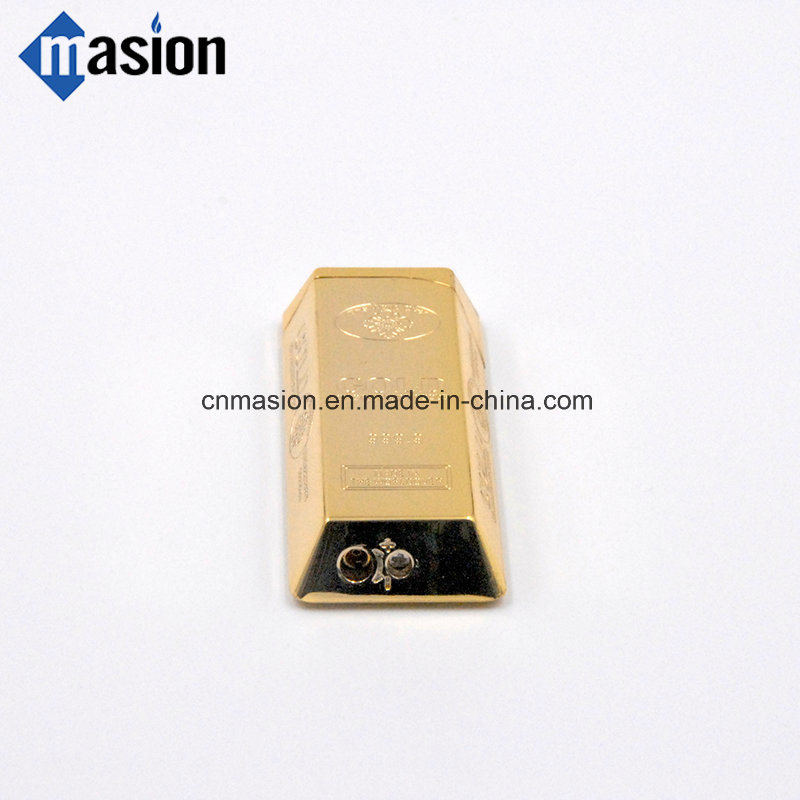 Gold Brick Shape Gas Cigarette Lighter (TL-4)