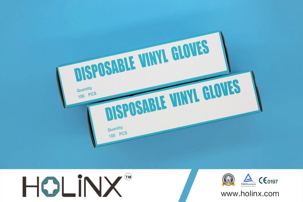 Powder Disposable Vinyl Glove/PVC Gloves for Medical Use