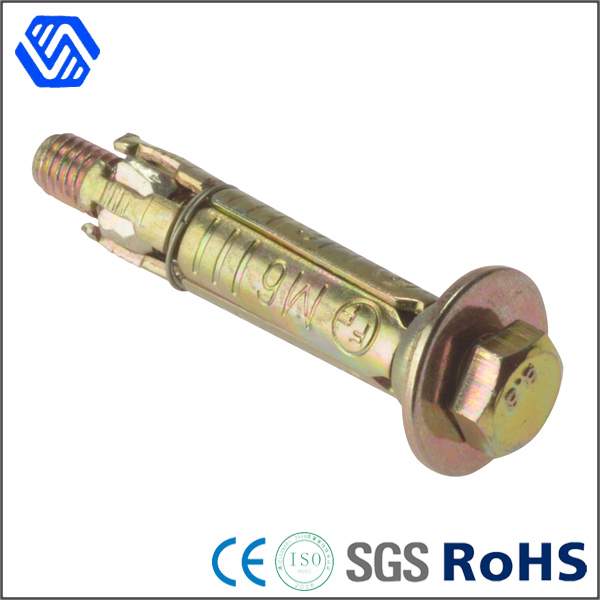 Colored Zinc-Plated Wheel Bolt and Nut