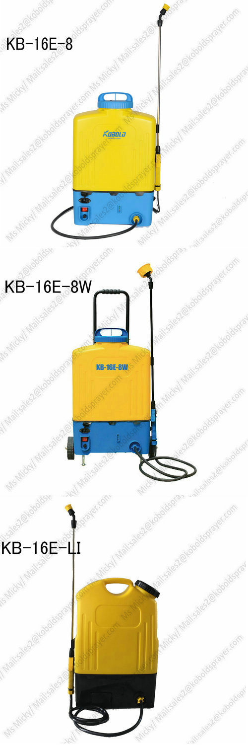 Kobold 5gallon Knapsack Electric Pesticide Sprayer