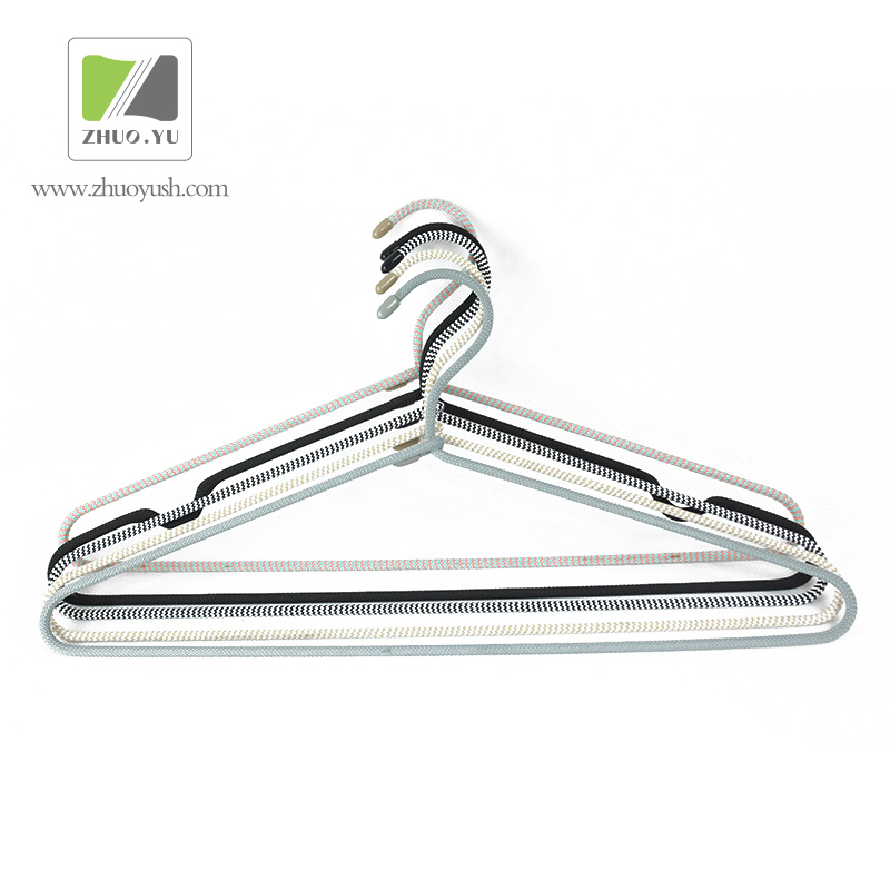 Fabric Wrapped Metal Laundry / Garment Hangers for E-Commerce Platform