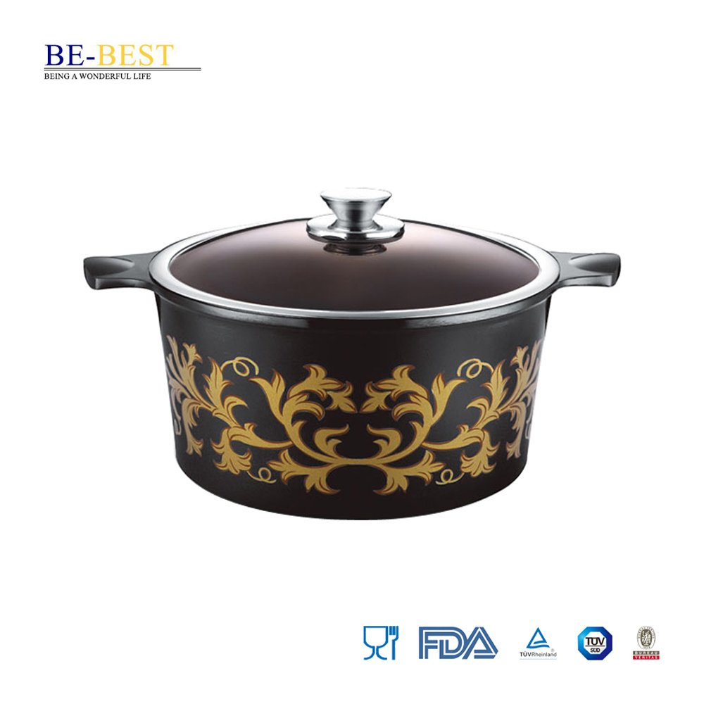 Die-Casting Aluminum Casserole Pot Cookware