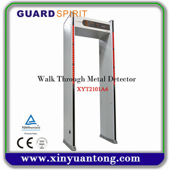 Walk Through Door Frame Metal Detector with 4 LED Columns