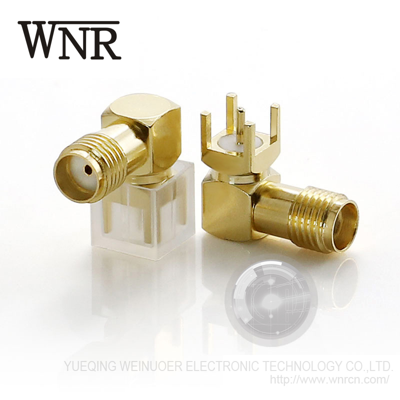 Wnre Straight Female Mini SMA Connector for PCB