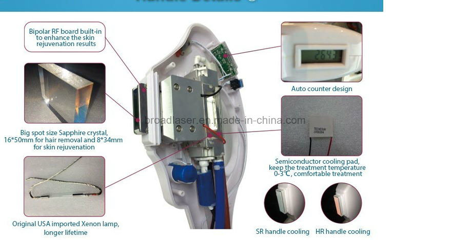 Hair Removal E-LightÂ  Laser RF IPL LaserÂ  Device