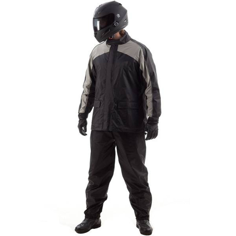 High Visibility PVC Raincoat Riding Motorcycle Nylon Raincoat