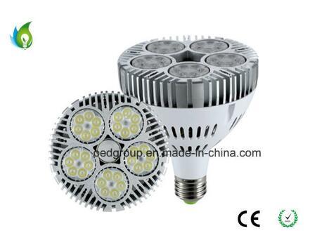 50W PAR38 LED Lamp with E27 Base >85lm/W White Body Aluminum Radiator Osram Chip