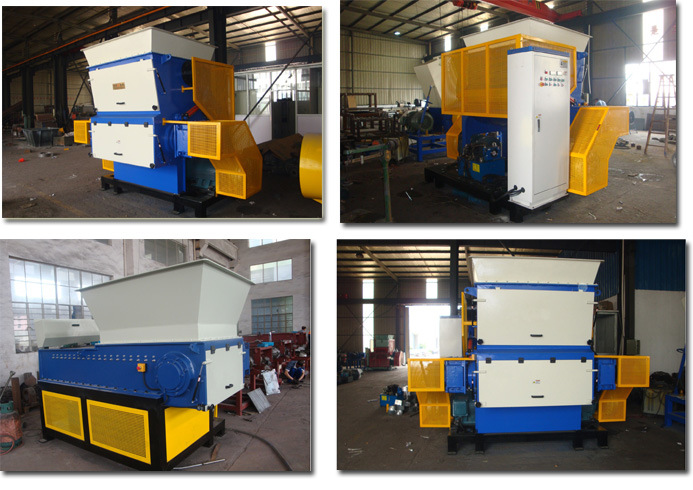 Car Truck Double Shaft Waste Tire Shredding Machine Manufacture