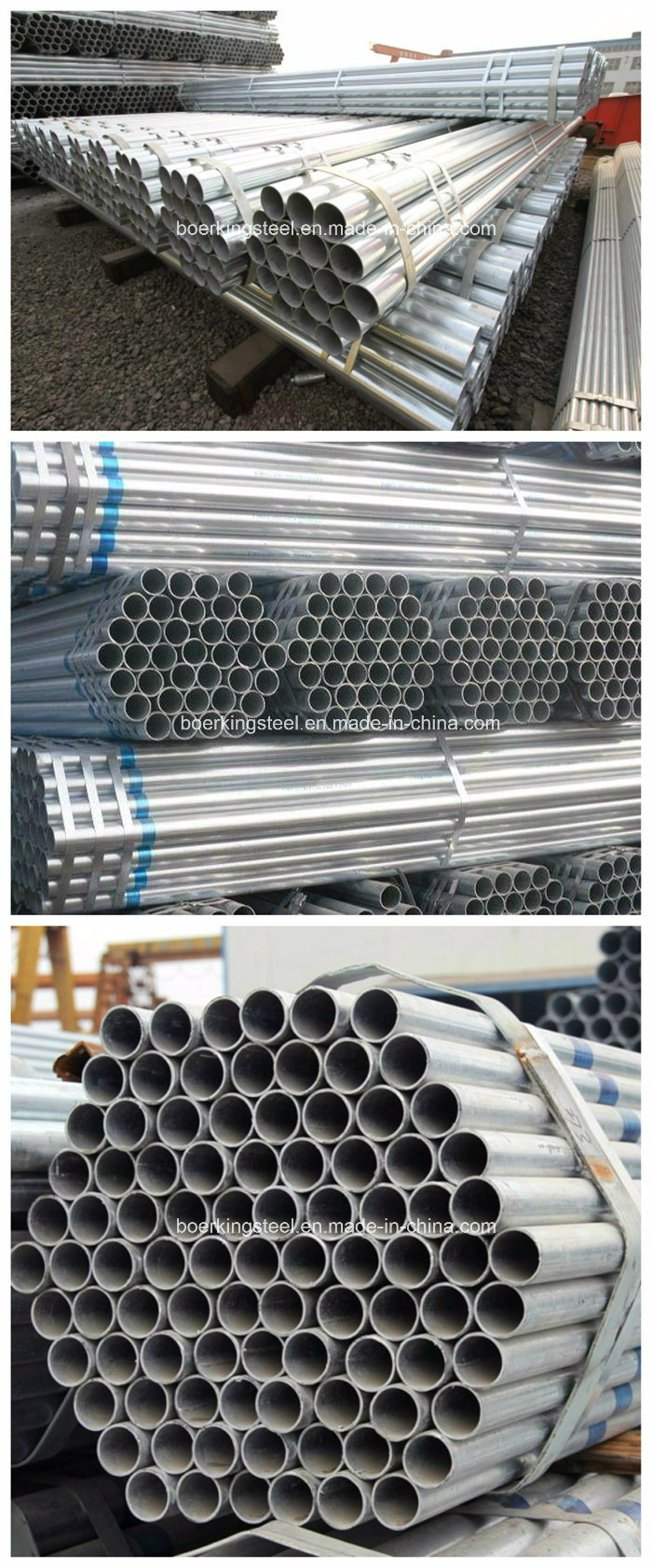 Hot DIP Galvanized Steel Tube Seamless Galvanized Steel Pipe