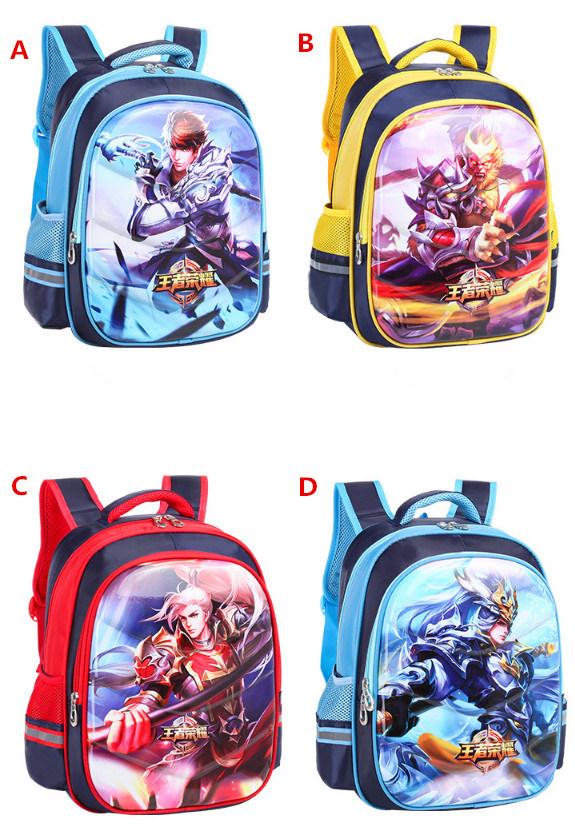 Wholesale 1-3-6 Grade Children's Backpack Boys' Character School Bag