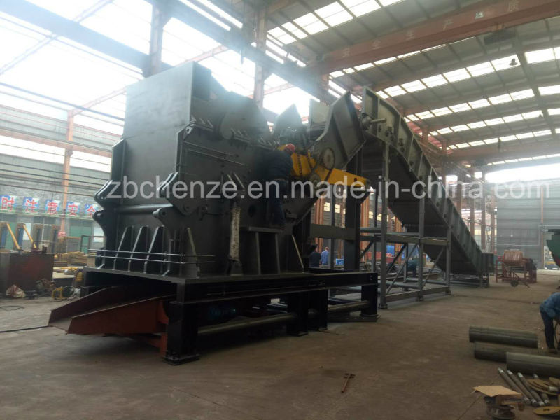 Professional Scrap Tire Recycling Machine to Make Rubber Powder Waste Metal Shredding Machinery Scrap Metal Crusher