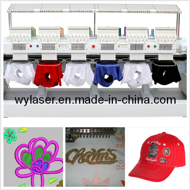 Wonyo 6 Head Embroidery Swf Zsk Tajima Sheen Machine