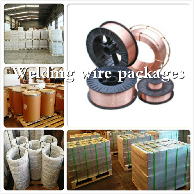 Welding Product 1.0mm 15kg/Spool Sg2 Er70s-6 Copper Solid Solder MIG Welding Wire with CO2 Gas Shielding