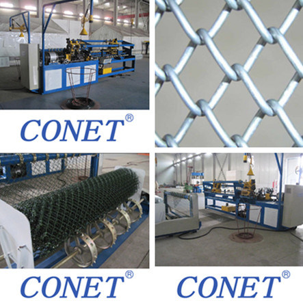 High Quality Galvanized Wire Chain Link Fence Weaving Machine with Over Seas Service