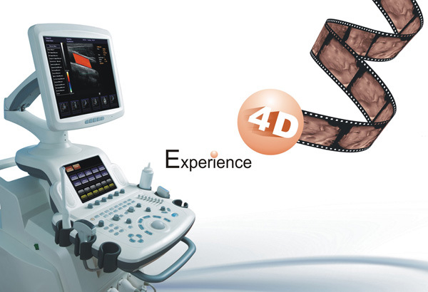 Cart 4D Color Doppler Ultrasonography Ultrasound Machine