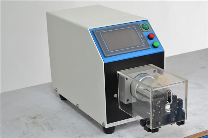 High Effecient/Speed La Semi-Automatic Coaxial Cable Cutting Stripping Machine