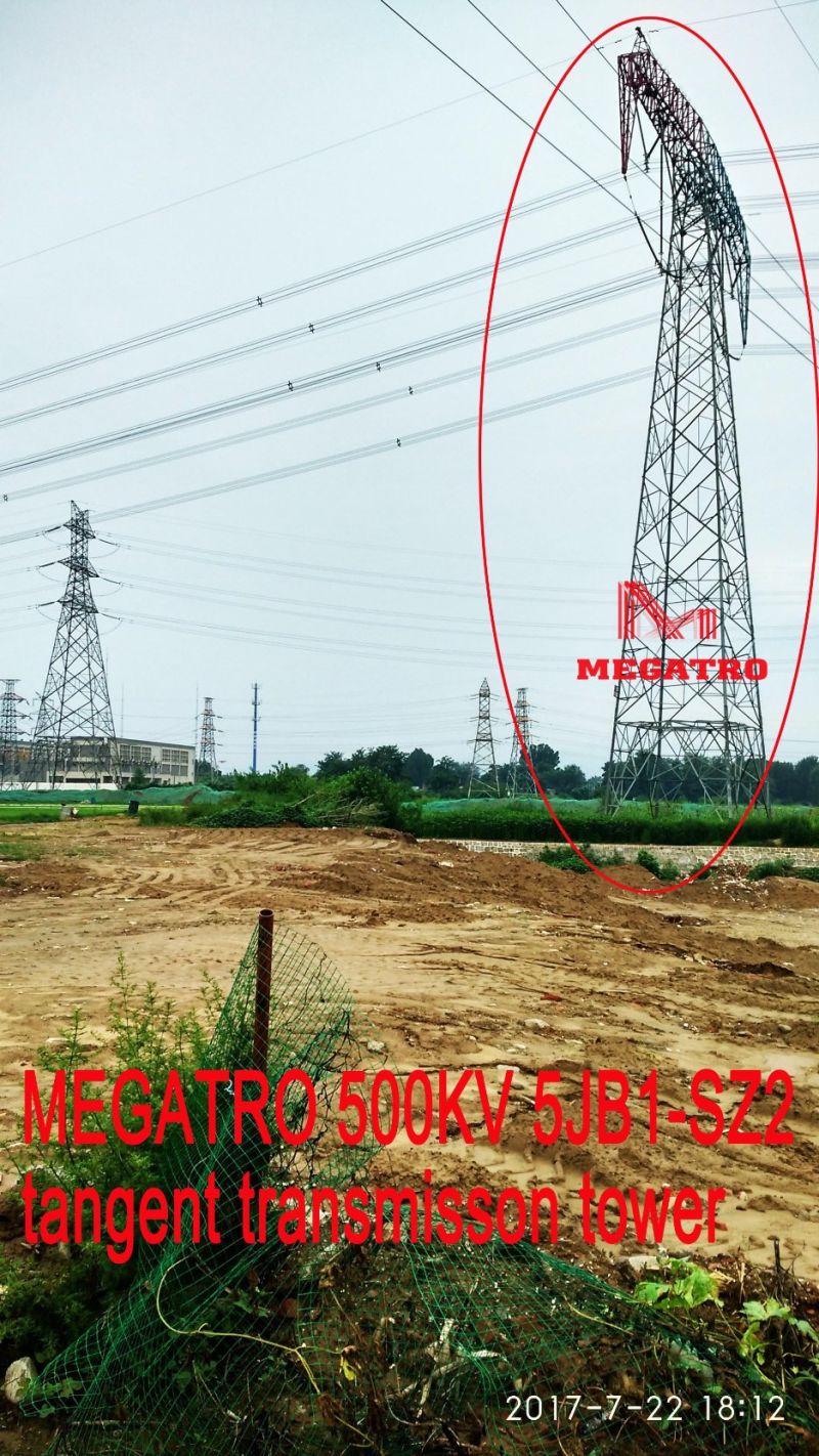Megatro 500kv 5jb1-Sz2 Tangent Transmission Tower