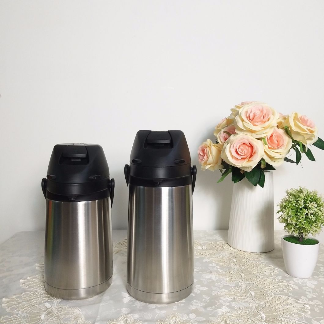Insulated Vacuum Airpot Thermos Flask with Lever (ASUU)