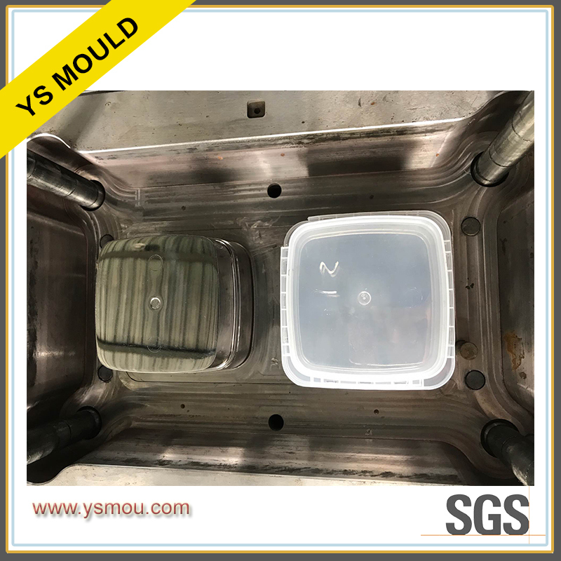 Plastic PP Container Mould with Hot Runner
