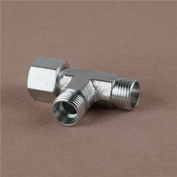 Swivel Carbon Steel Branch Tees Adapter Hose Fitting