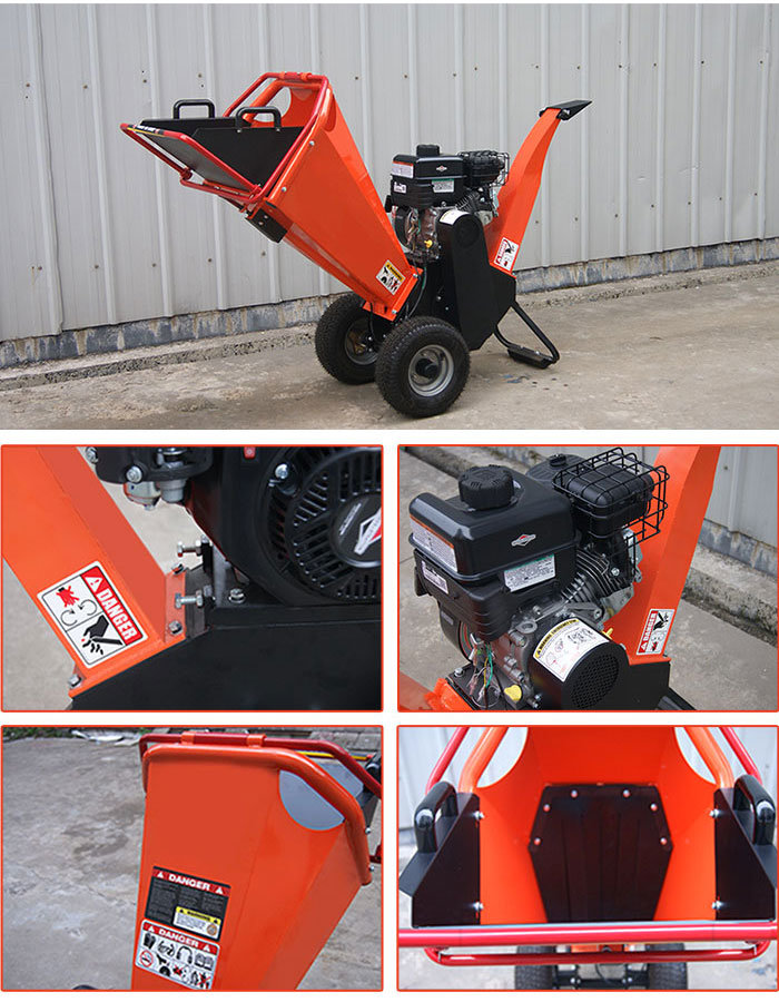 15 HP Professional Ce Approved Loncin/Ducar/Honda Motor Shredder Made in China