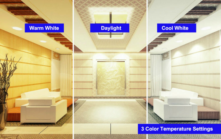 3 Color Temperature Changeable IP65 Dimmable LED Fire Rated Downlight