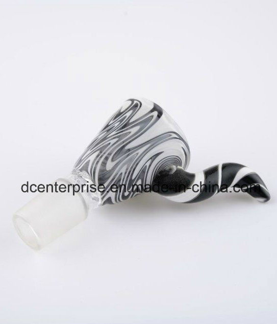 Cc378 Wigwag Bowl for Smoking Pipe Borosilicate Glass