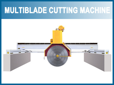 Multi Blades Block Cutter for Sawing Block to Slabs (DQ2200/2500/2800)