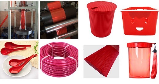 Hot Sale High Pigment HDPE Red Master Batch Plastic Product