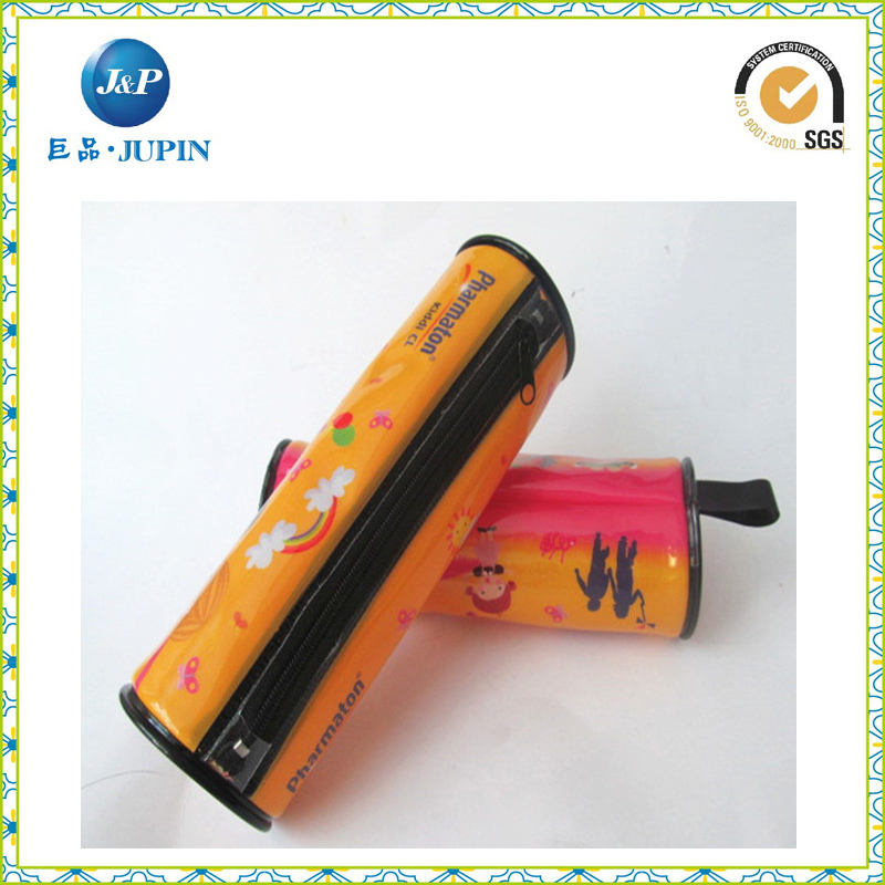 Printed PVC Zipper Pen Bag with MOQ 3000 (JP-plastic040)