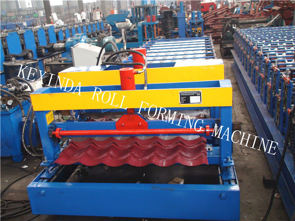 Kexinda 1100 Glazed Tile Roof Panel Forming Machinery