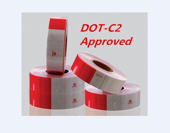 Free Sample Conspicuity Vehicle DOT- C2 PVC Pet 3m Reflective Tape