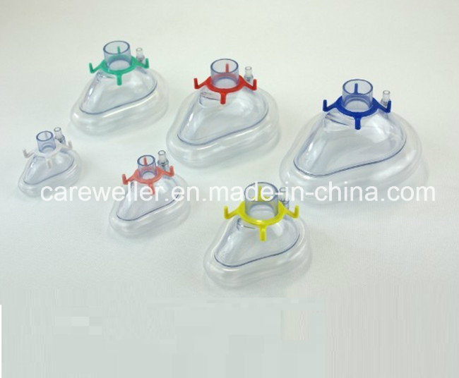 PVC Anesthesia Face Mask with Upright Check Valve