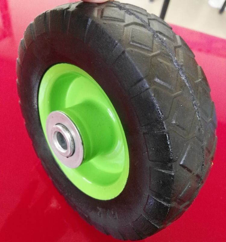 8 Inch Flat Free Grinding Full Rubber Solid Wheel