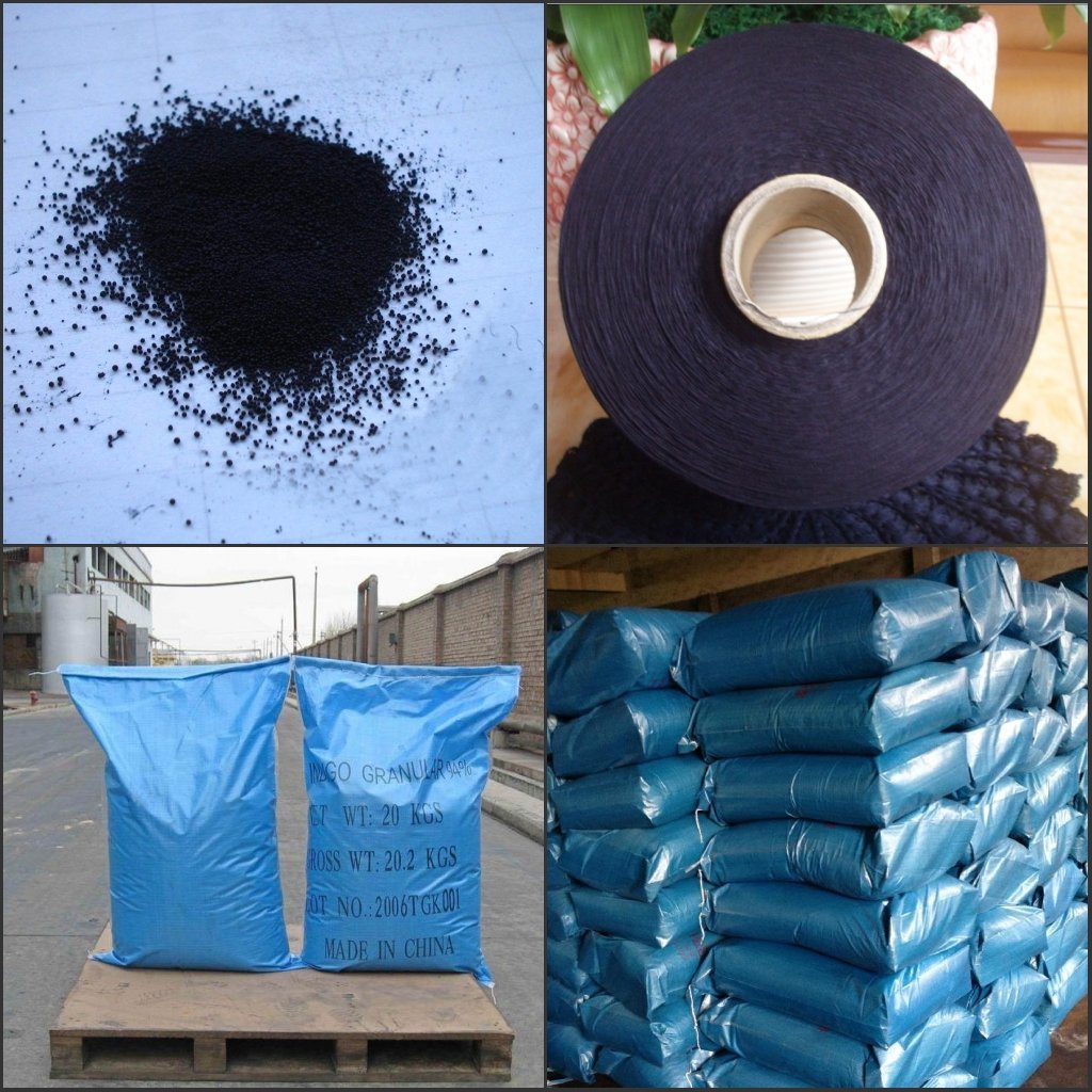 Textile Dyestuff Indigo Blue Vat Blue Dye Granulars 94%