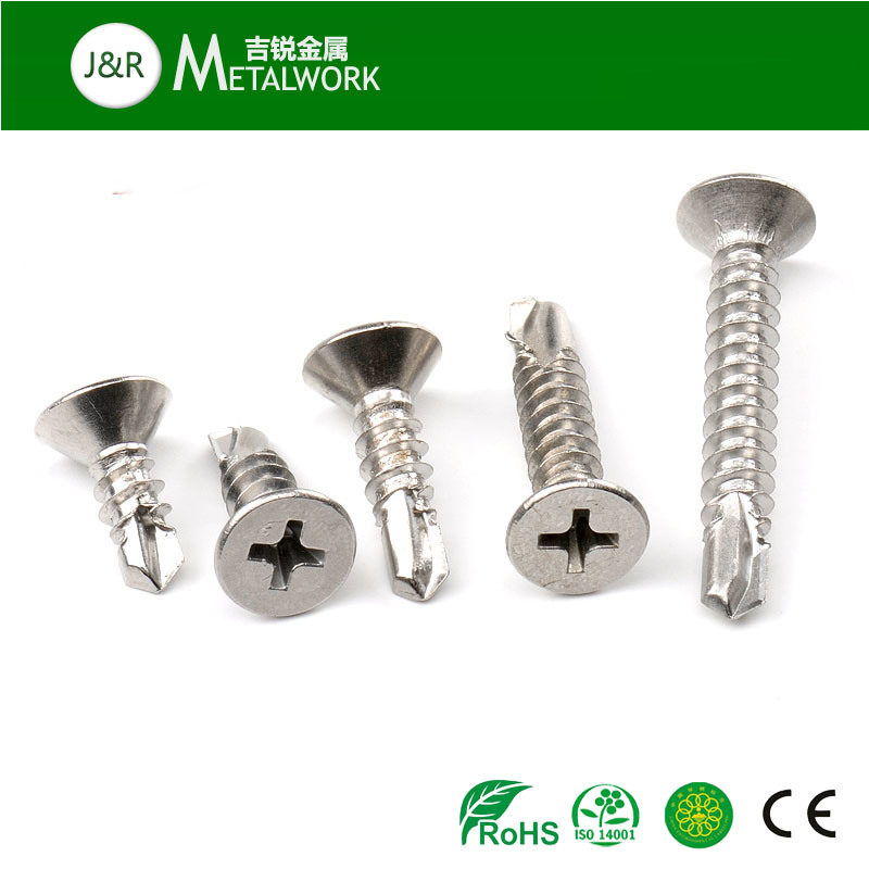 Stainless Steel Flat /Countersunk Head Self Drilling Screw (DIN7504)