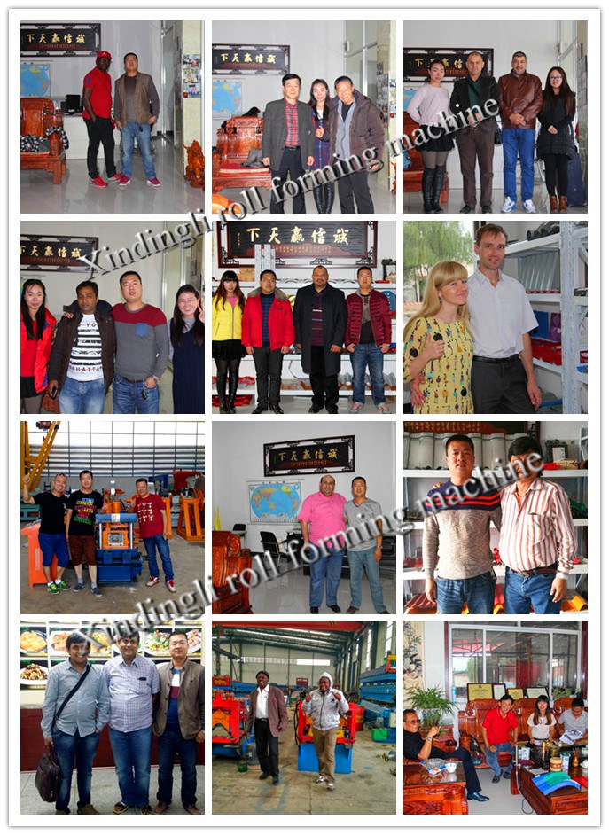 China Color Coated Roofing Sheet Steel Profile Roll Forming Machine