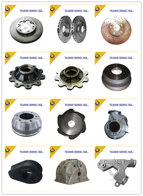 ISO/Ts16949 Ceritficated Iron Casting Brake Drum Truck Parts