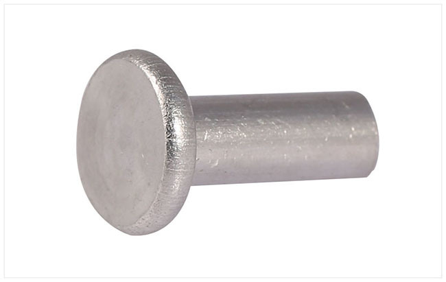 Zinc Plated Flat Head Solid Tinmen Rivet