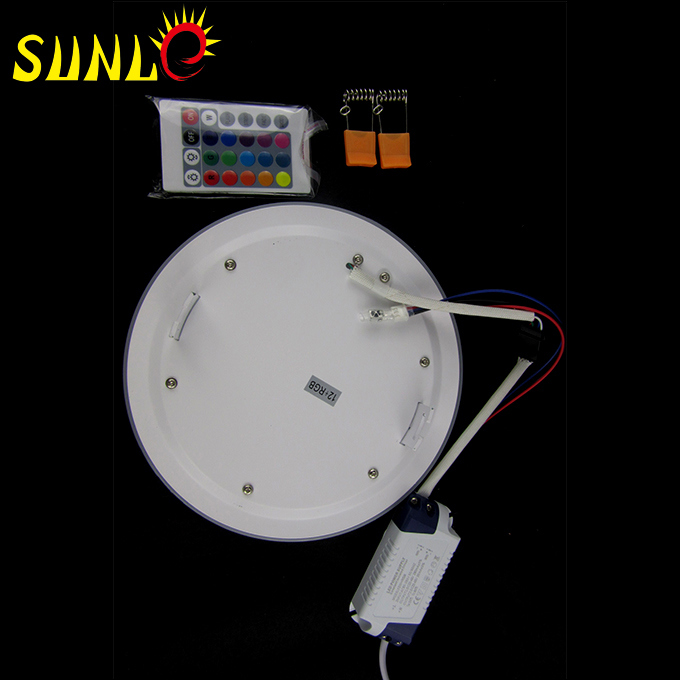 12 Watt RGB Round LED Surface Panel Light with Cheap Size