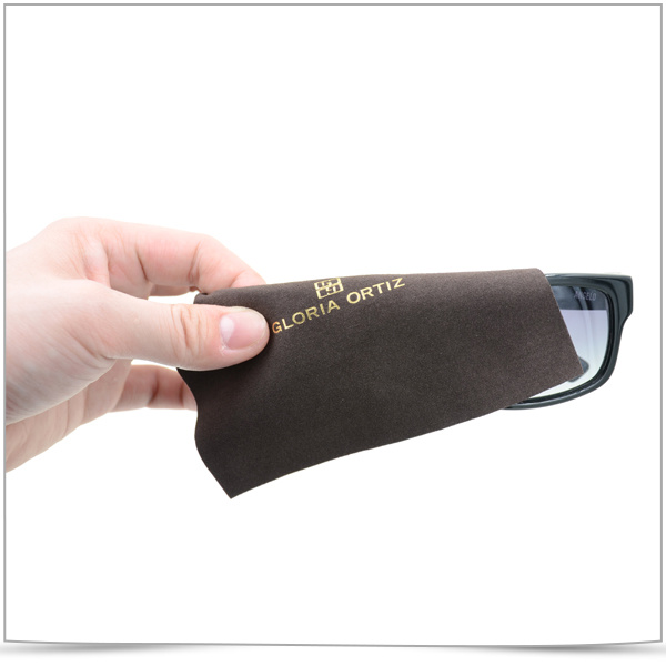 Hot Gold Stamping Ultra Fine Fiber Sunglasses Cleaning Cloth
