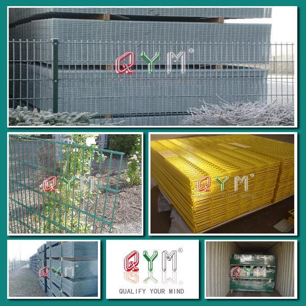 Hengshui Factory European Style Double Wire Fence/Welded Mesh-Garden Fence