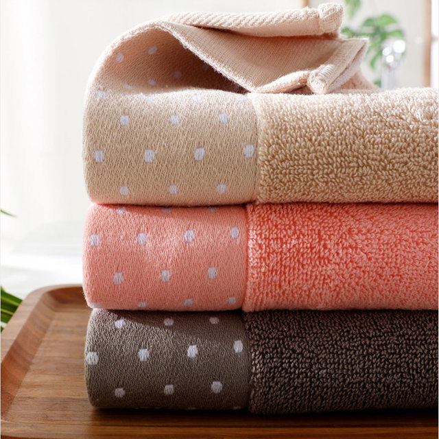 Wholesales 100% Cotton Fabric Plain Dyed Face Towel for Home